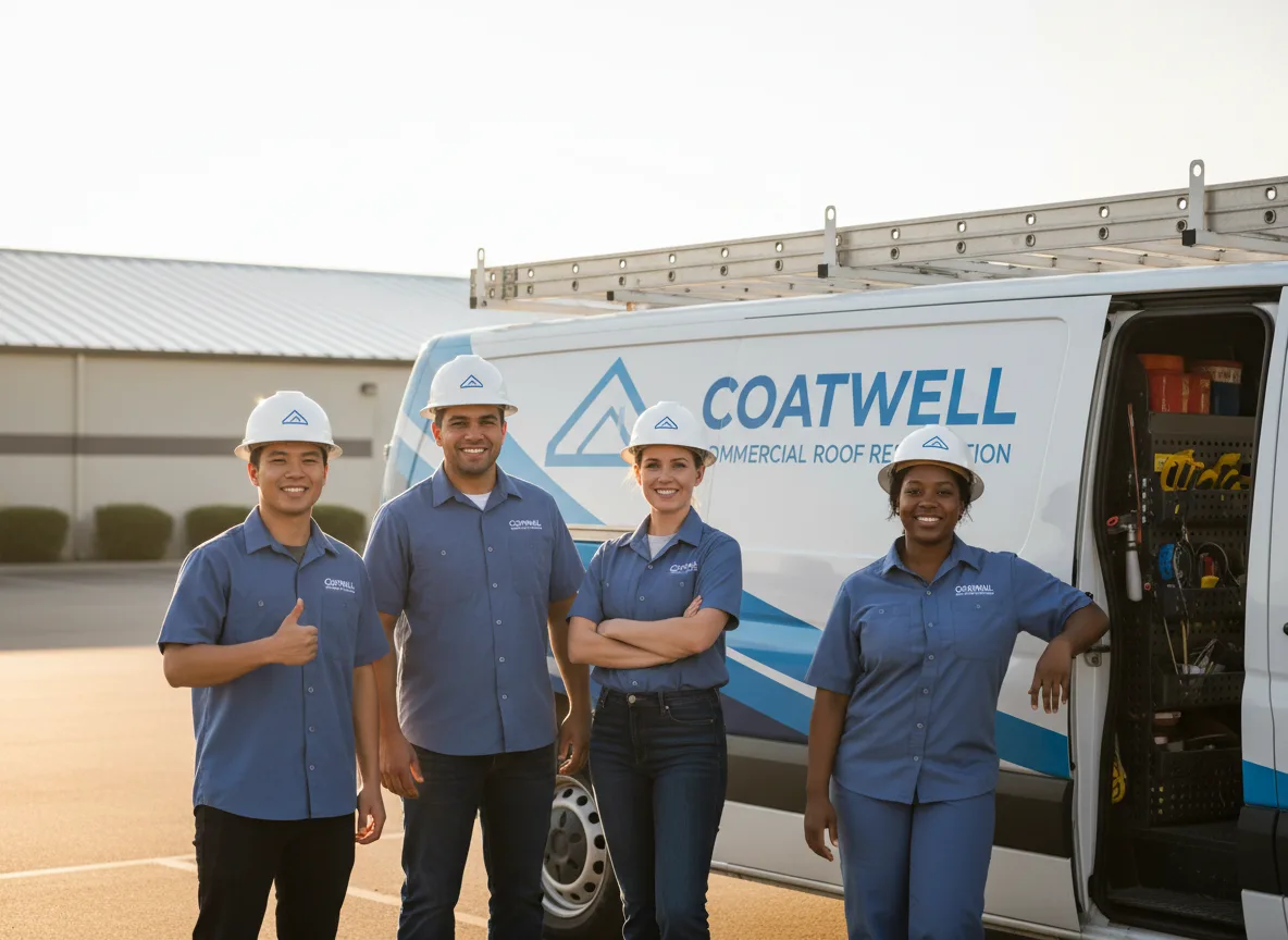 Commercial roof coating company in Eddyville, OR